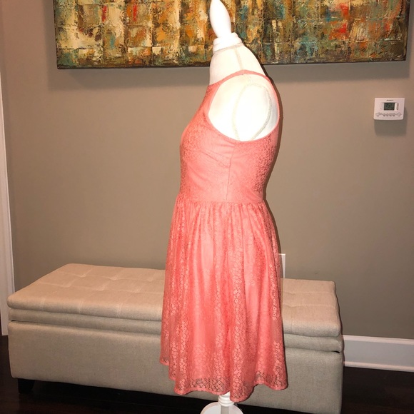 Maggy London Eyelet Dress Size 8 - Picture 3 of 8